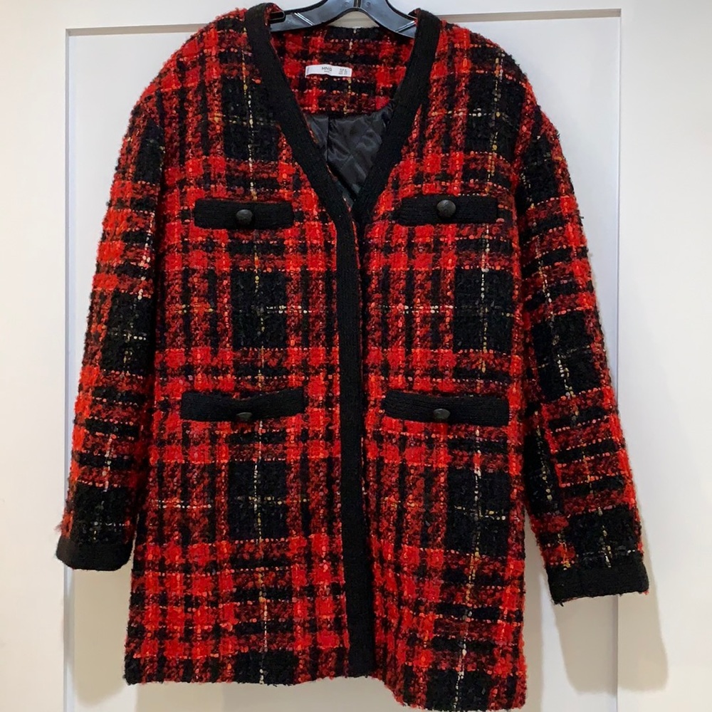 Mango Pocket Tweed Jacket - Picture 9 of 15